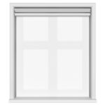 Dover Blackout Light Grey Motorised Double Roller Blind