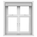 Dover Blackout Light Grey Motorised Double Roller Blind