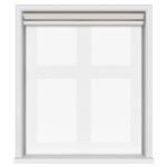 Dover Blackout Soft Dove Motorised Double Roller Blind