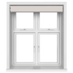 Dover Blackout Soft Dove Motorised Double Roller Blind