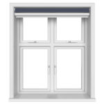 Dover Blackout Deep Indigo Motorised Double Roller Blind