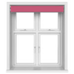 Dover Blackout Crimson Rose Motorised Double Roller Blind