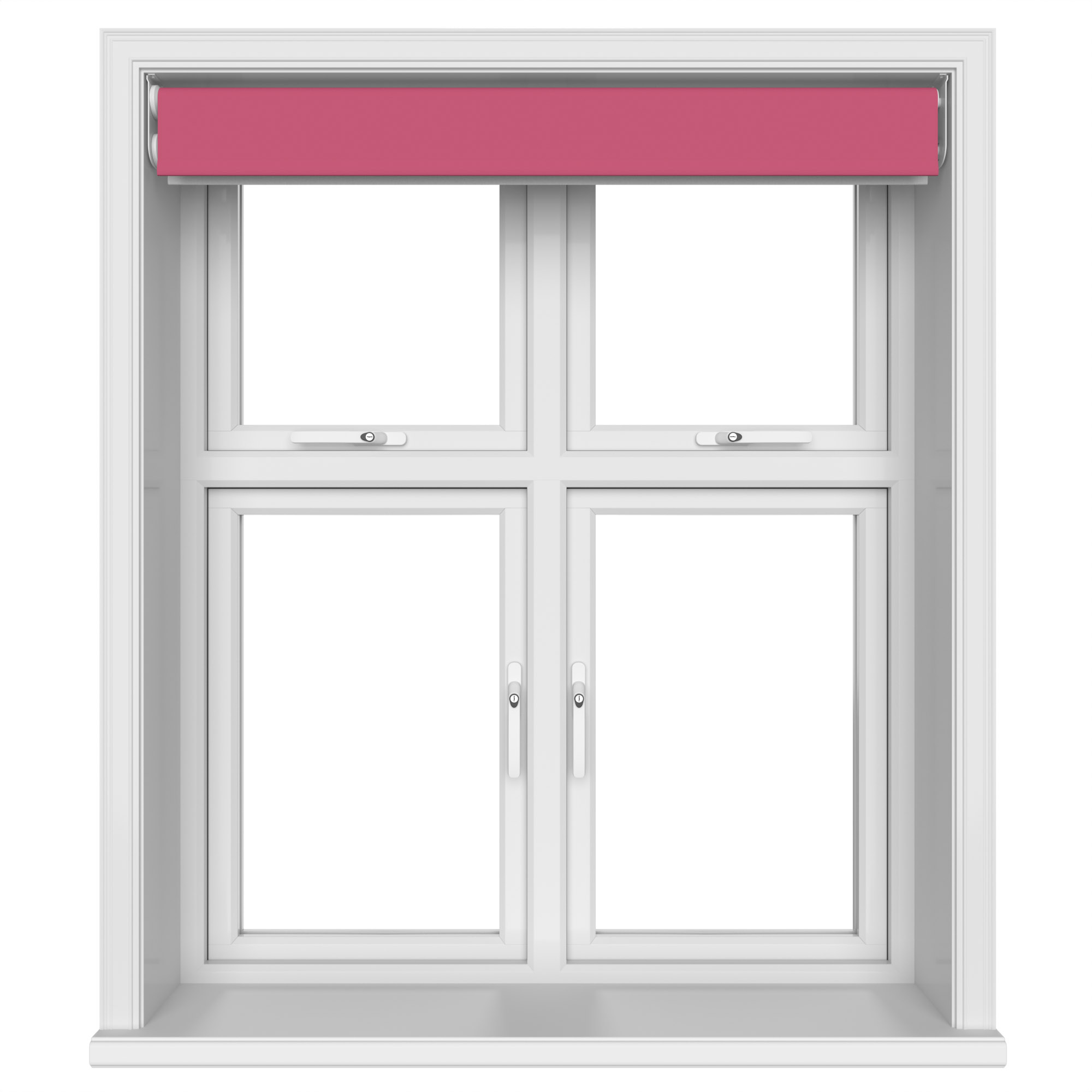 Dover Blackout Crimson Rose Motorised Double Roller Blind - Image 6