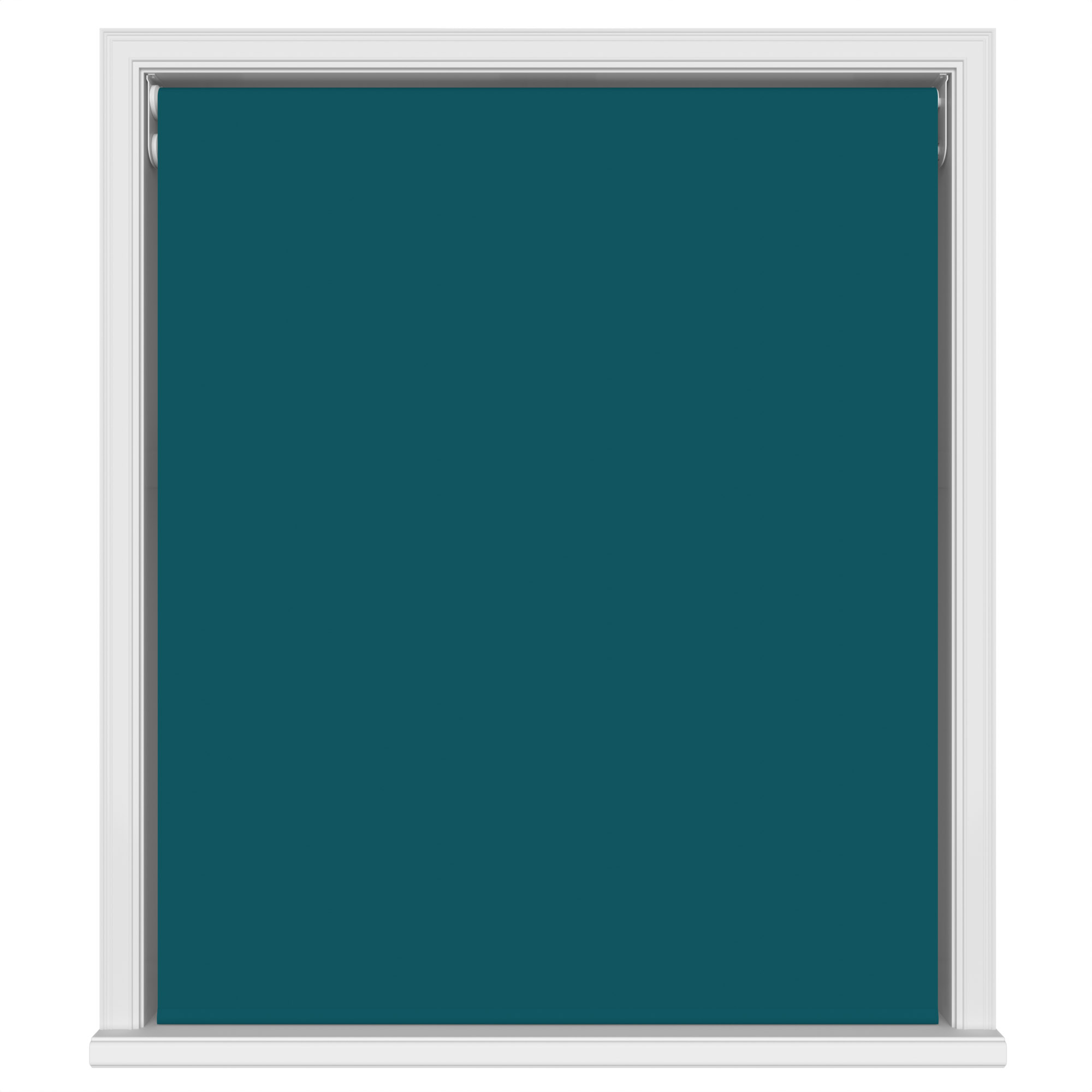 Dover Blackout Teal Depth Motorised Double Roller Blind - Image 2