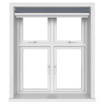 Dover Blackout Twilight Blue Motorised Double Roller Blind