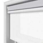 Dover Blackout Subtle Grey Motorised Double Roller Blind