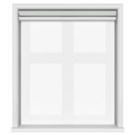Dover Blackout Mist Grey Motorised Double Roller Blind