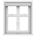 Dover Blackout Mist Grey Motorised Double Roller Blind