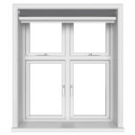 Dover Blackout Gunmetal Motorised Double Roller Blind