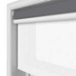 Dover Blackout Gunmetal Motorised Double Roller Blind