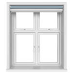 Dover Blackout Gentle Blue Motorised Double Roller Blind