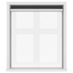 Dover Blackout Jet Black Motorised Double Roller Blind