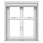 Dover Blackout Chalk White Motorised Double Roller Blind