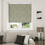 Vale Blackout Lily Pad Motorised Roller Blind