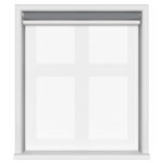 Dover Blackout Graphite Grey Motorised Double Roller Blind