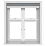 Dover Blackout Graphite Grey Motorised Double Roller Blind