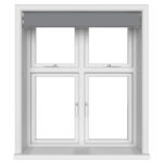Dover Blackout Graphite Grey Motorised Double Roller Blind