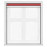 Dover Blackout Rich Ruby Motorised Double Roller Blind