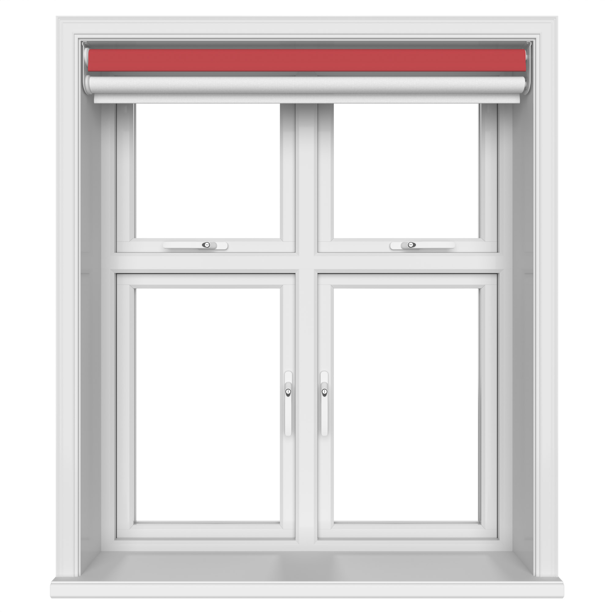 Dover Blackout Rich Ruby Motorised Double Roller Blind - Image 5