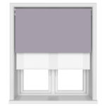 Dover Blackout Lilac Haze Motorised Double Roller Blind