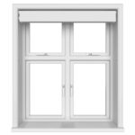 Dover Blackout Pure White Motorised Double Roller Blind