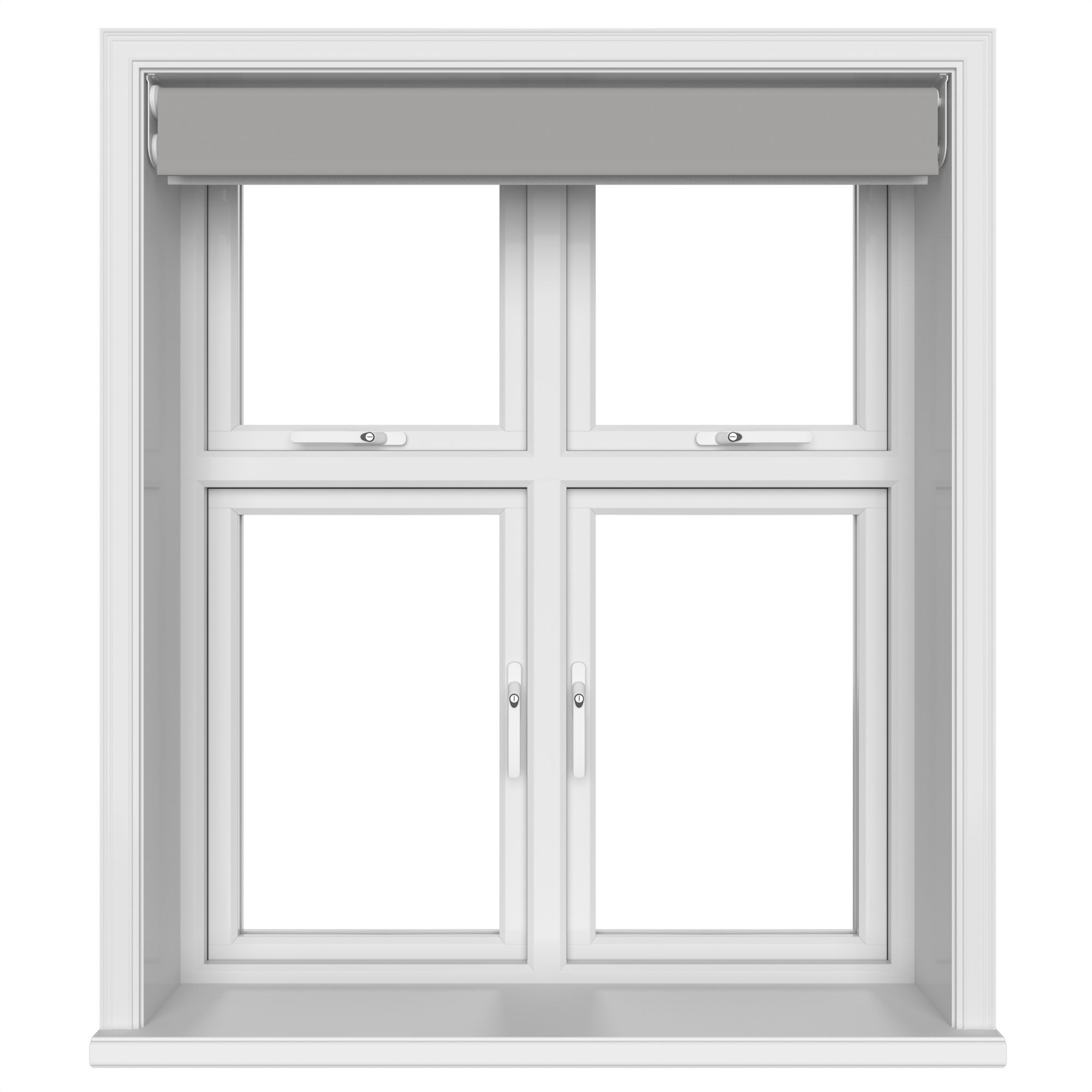 Dover Blackout Warm Stone Motorised Double Roller Blind - Image 6