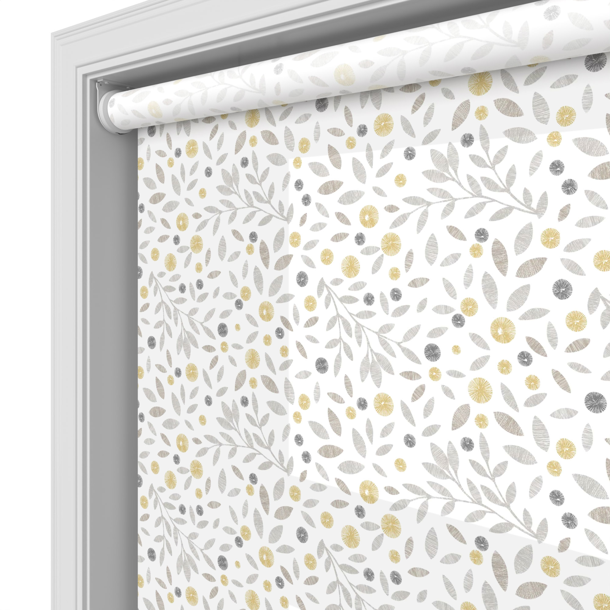 Veil Primrose Glow Motorised Roller Blind - Image 4