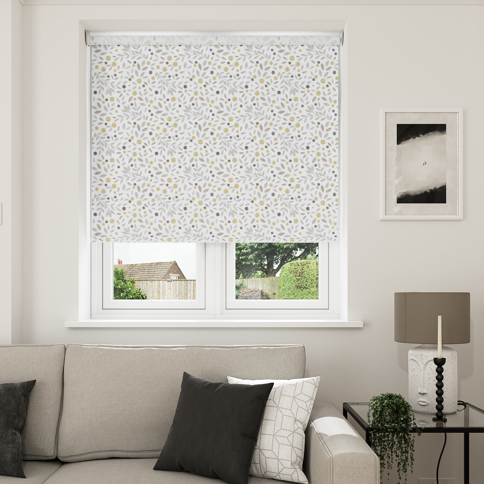 Veil Primrose Glow Motorised Roller Blind - Image 7