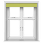 Dover Blackout Willow Leaf Motorised Double Roller Blind
