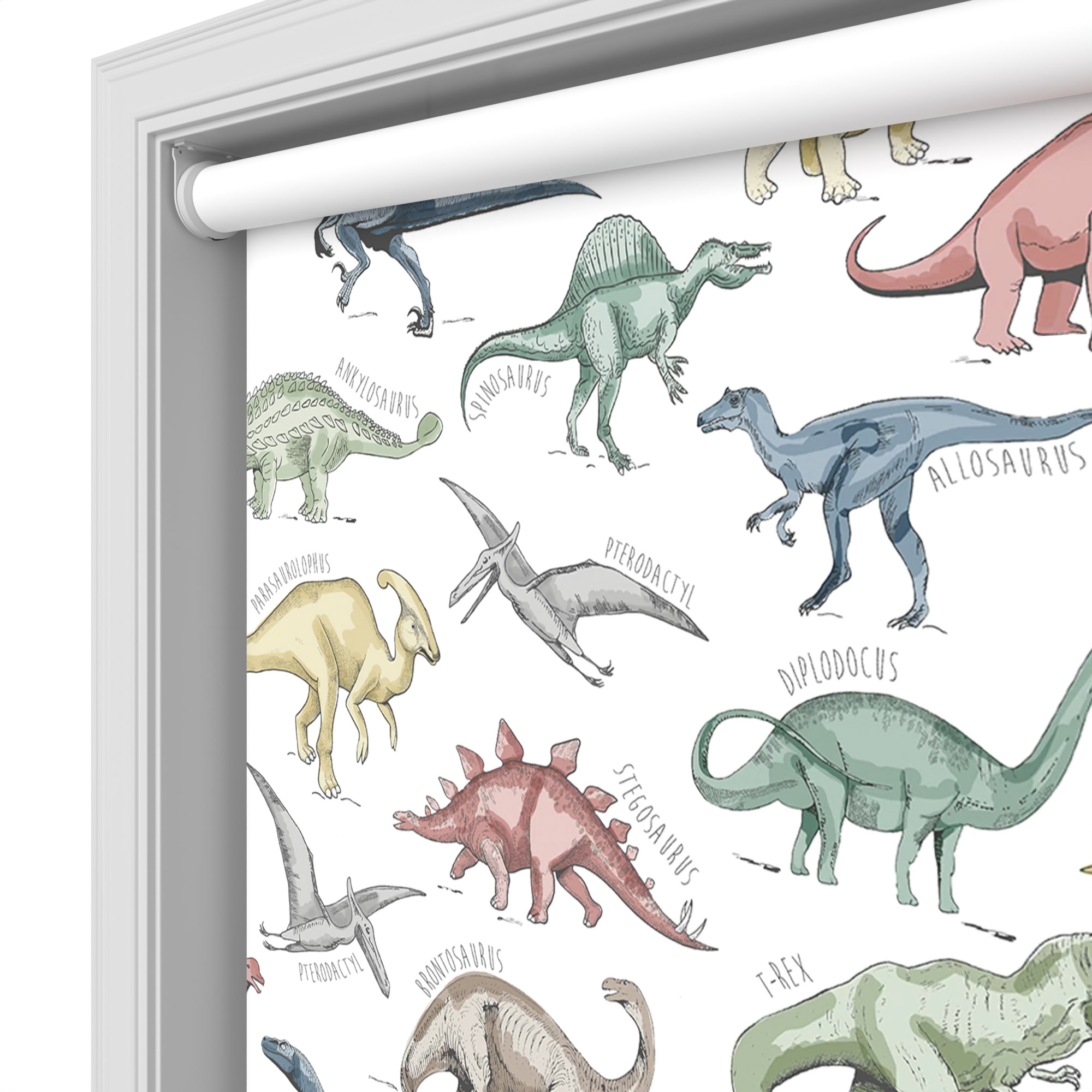 Jurassic Adventure Blackout Motorised Roller Blind - Image 4