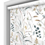 Bloom Rustic Leaves Motorised Roller Blind