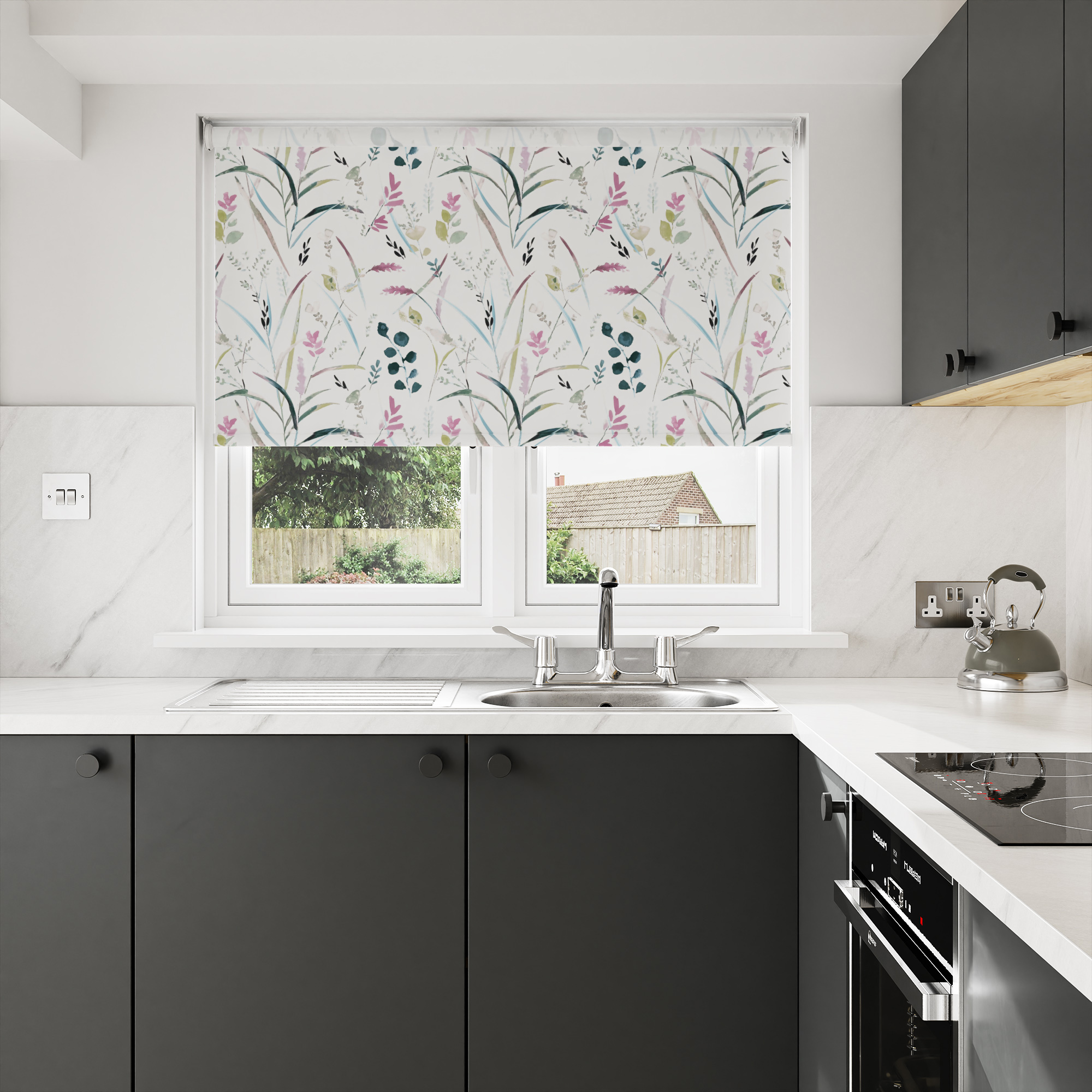 Bloom Blossom Awakening Motorised Roller Blind - Image 7