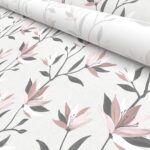 Lilyvale Faint Blossom Motorised Roller Blind