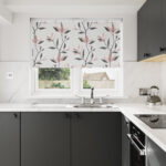 Lilyvale Faint Blossom Motorised Roller Blind