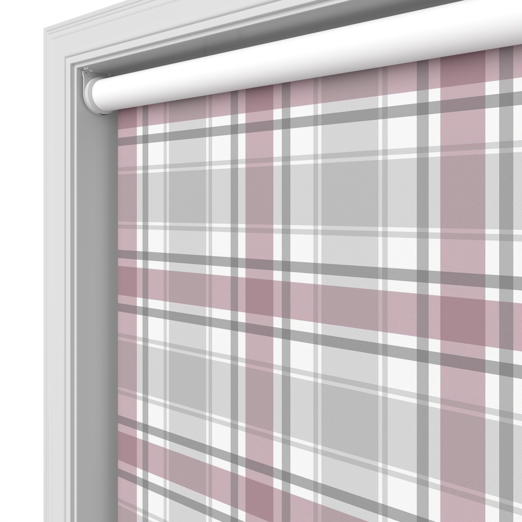 Highland Blackout Thistle Night Motorised Roller Blind - Image 4