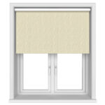 Hampton Blackout Calico Motorised Roller Blind