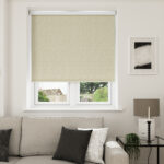 Hampton Blackout Calico Motorised Roller Blind
