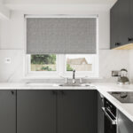Hampton Blackout Flaxen Dusk Motorised Roller Blind