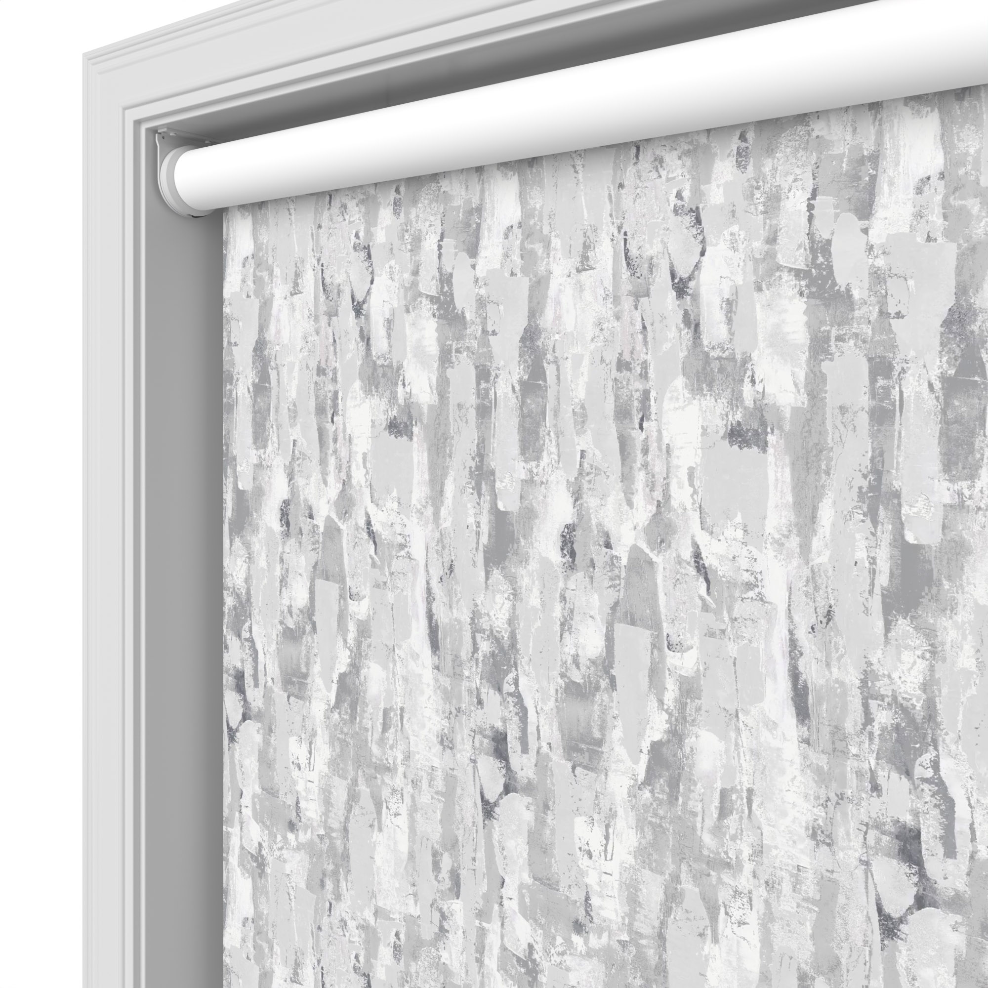 Basalt Grey Blackout Motorised Roller Blind - Image 4