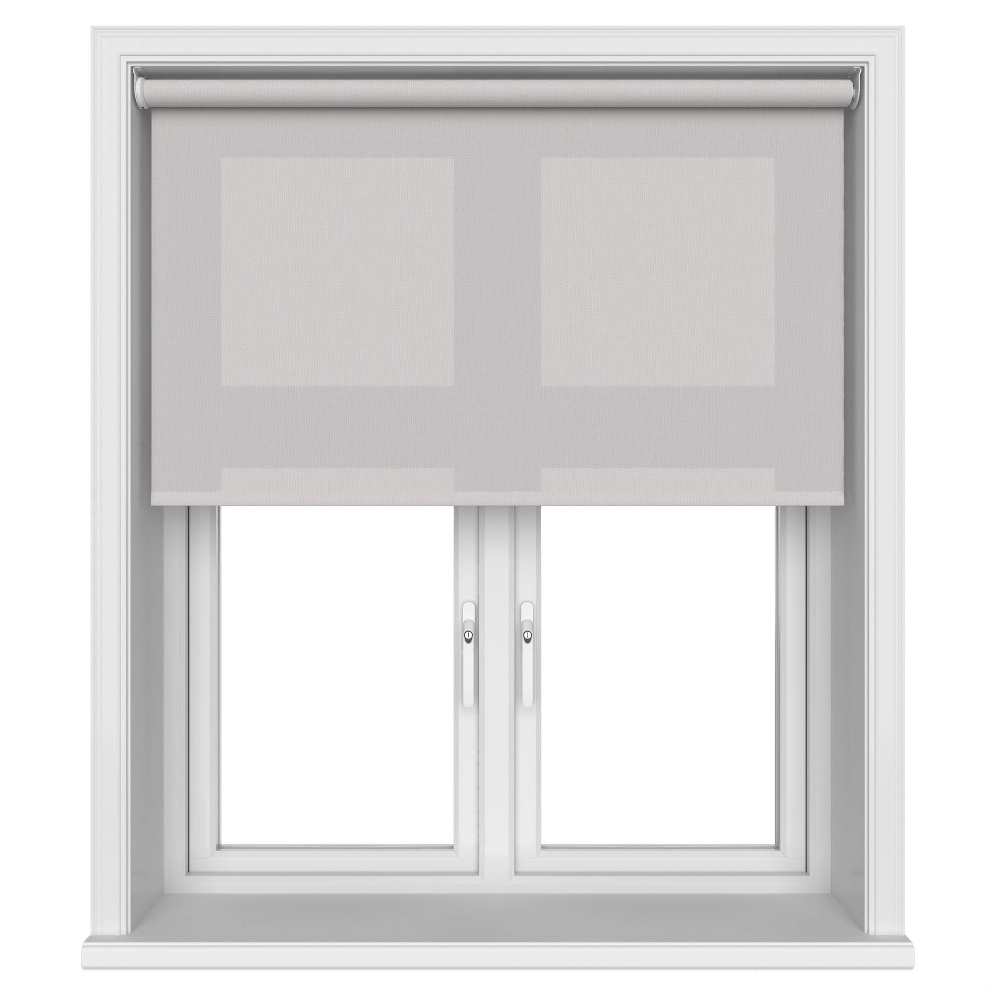 Lakeside Misty Grey Motorised Roller Blind