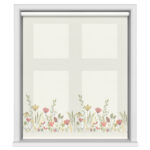 Prairie Poppy Motorised Roller Blind