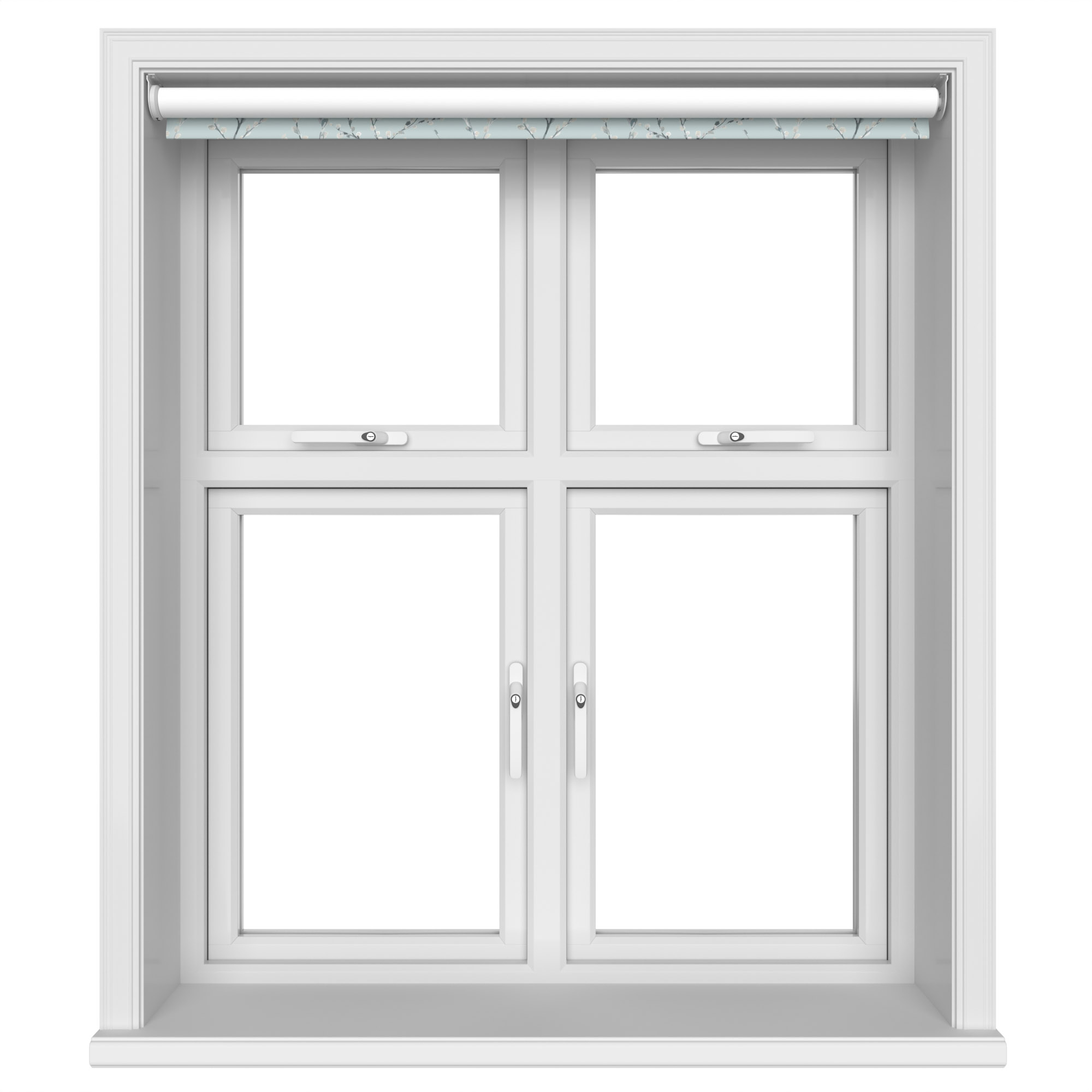 Willow Blackout Morning Mist Motorised Roller Blind - Image 3