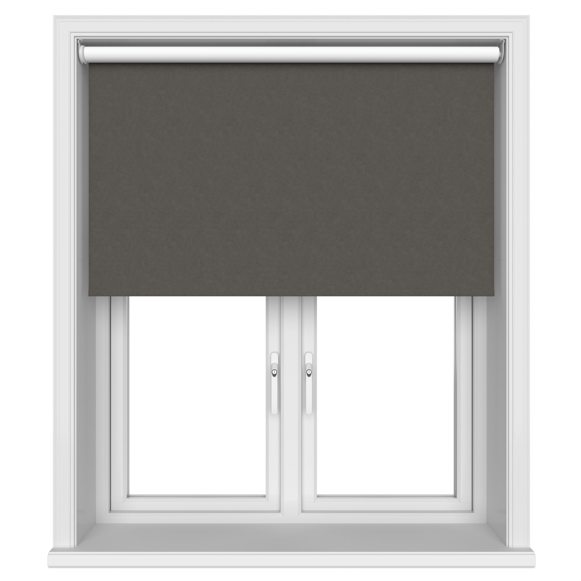 Richmond Blackout Cobble Grey Motorised Roller Blind