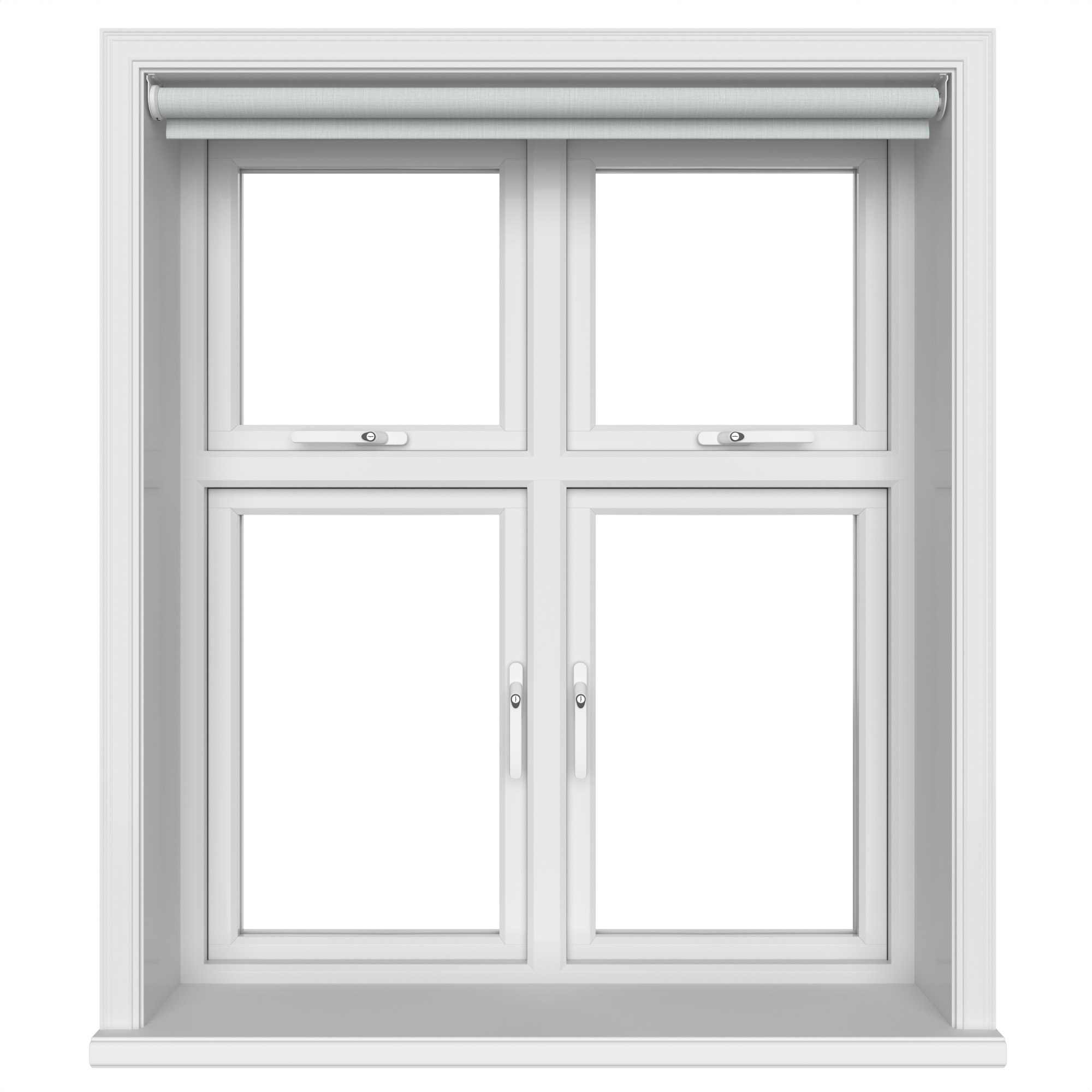 Cinder Duck Egg Haze Motorised Roller Blind - Image 3