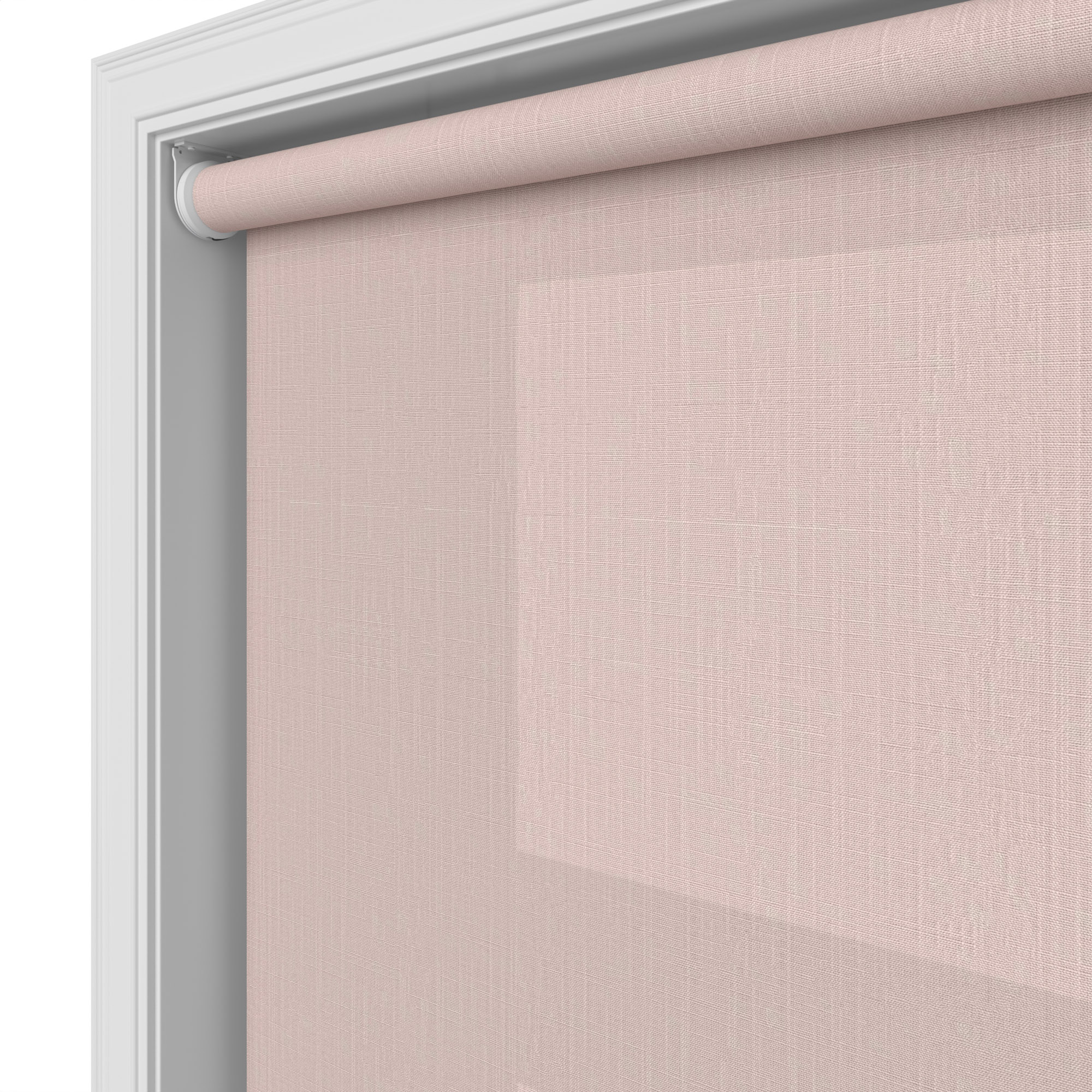 Cinder Blush Peony Motorised Roller Blind - Image 4