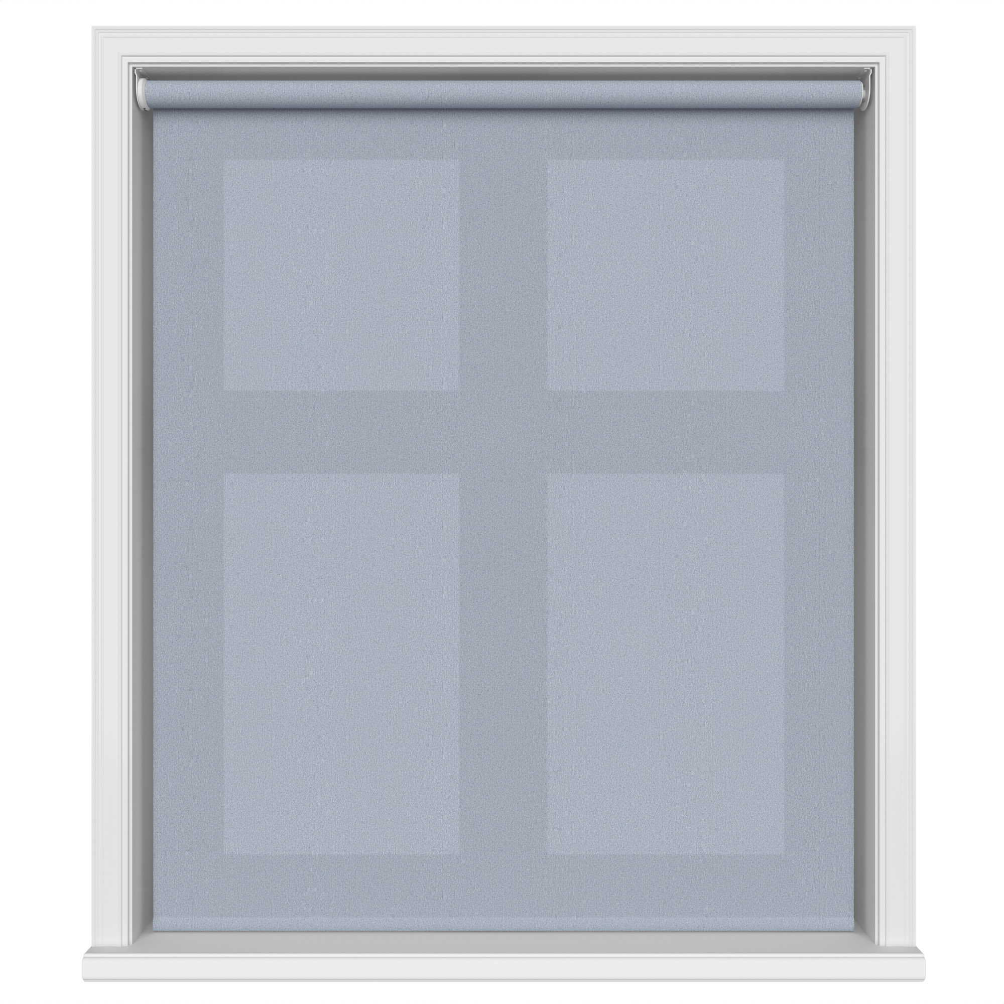 Whitby Pale Denim Motorised Roller Blind - Image 2