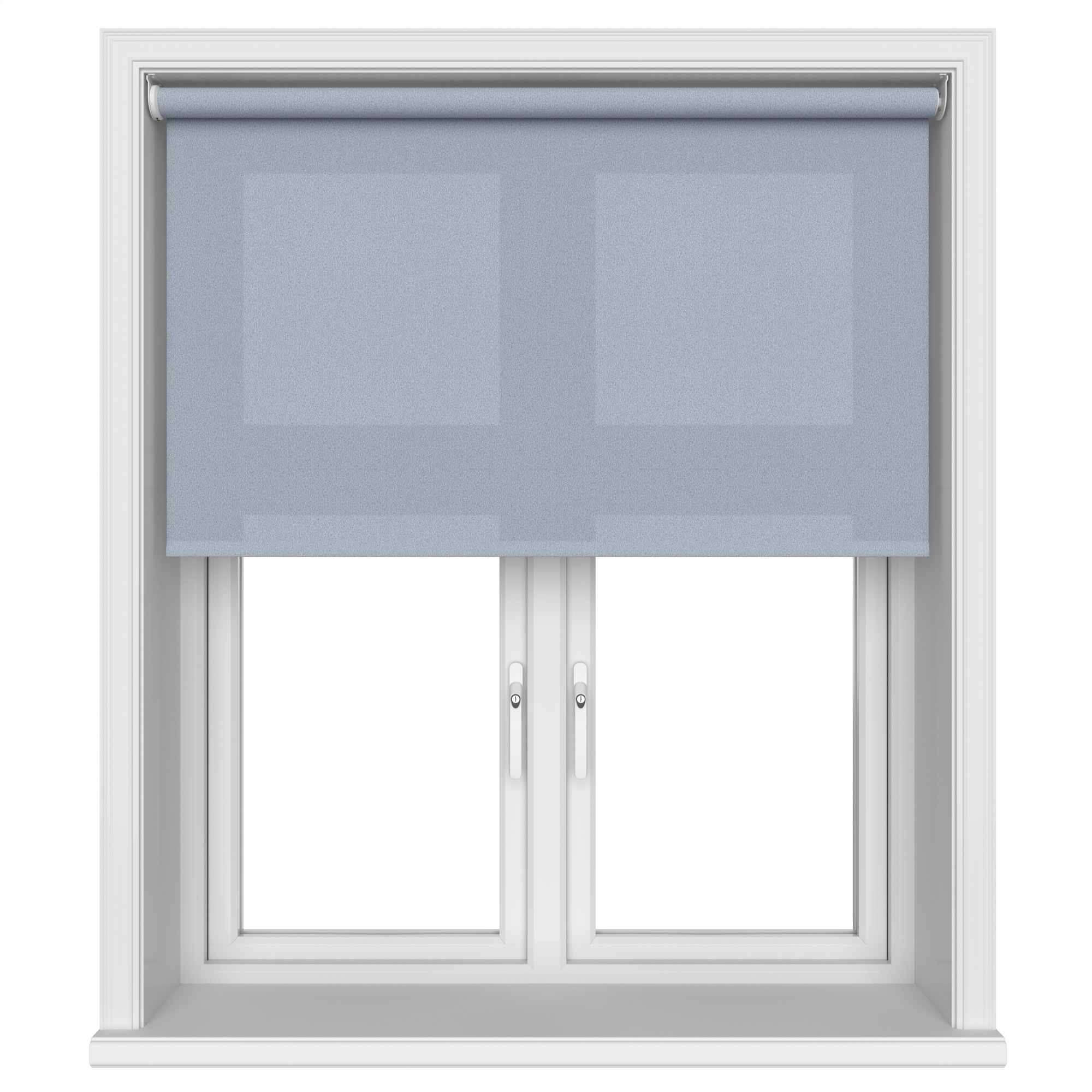 Whitby Pale Denim Motorised Roller Blind