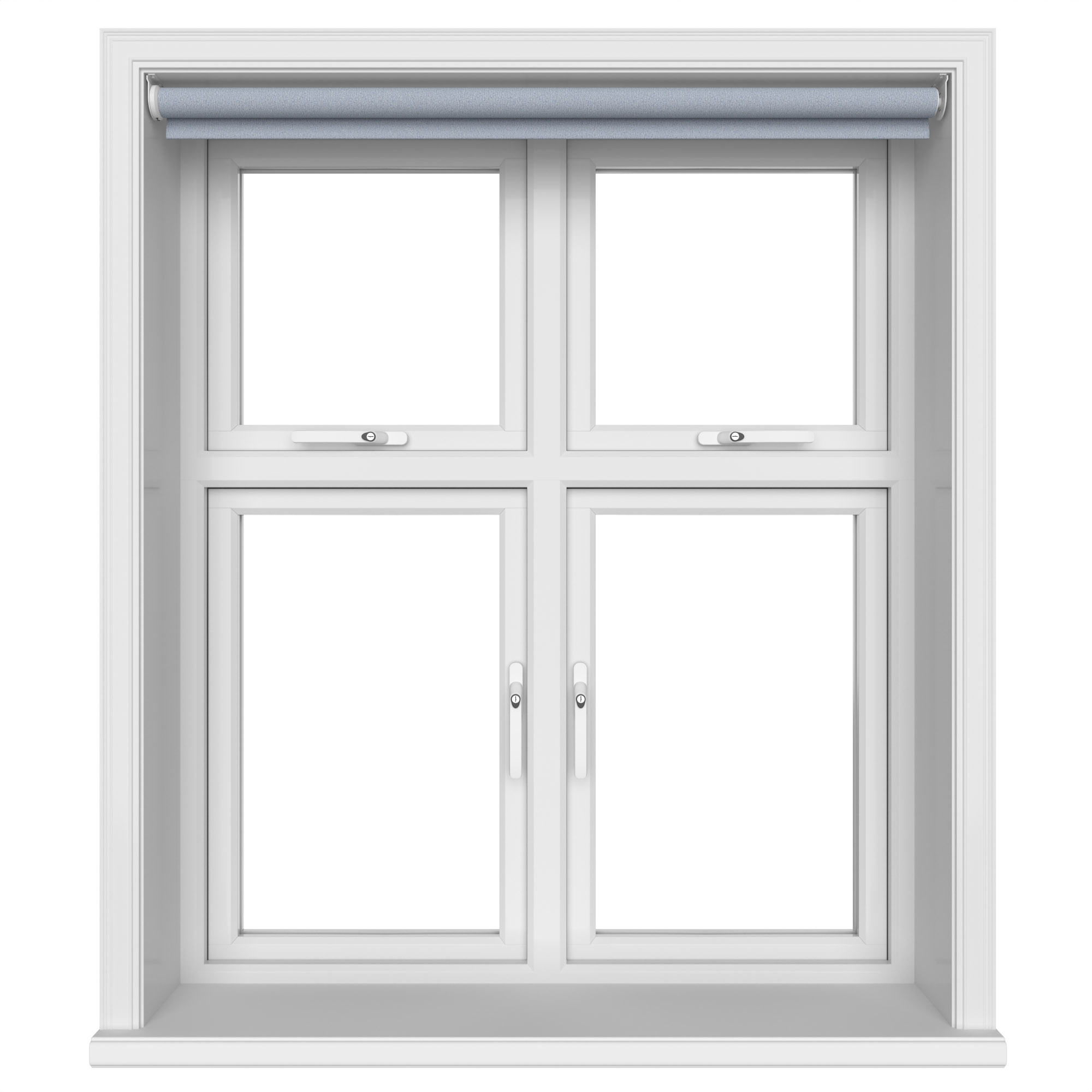 Whitby Pale Denim Motorised Roller Blind - Image 3