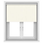 Winfield Blackout Ivory Cream Motorised Roller Blind