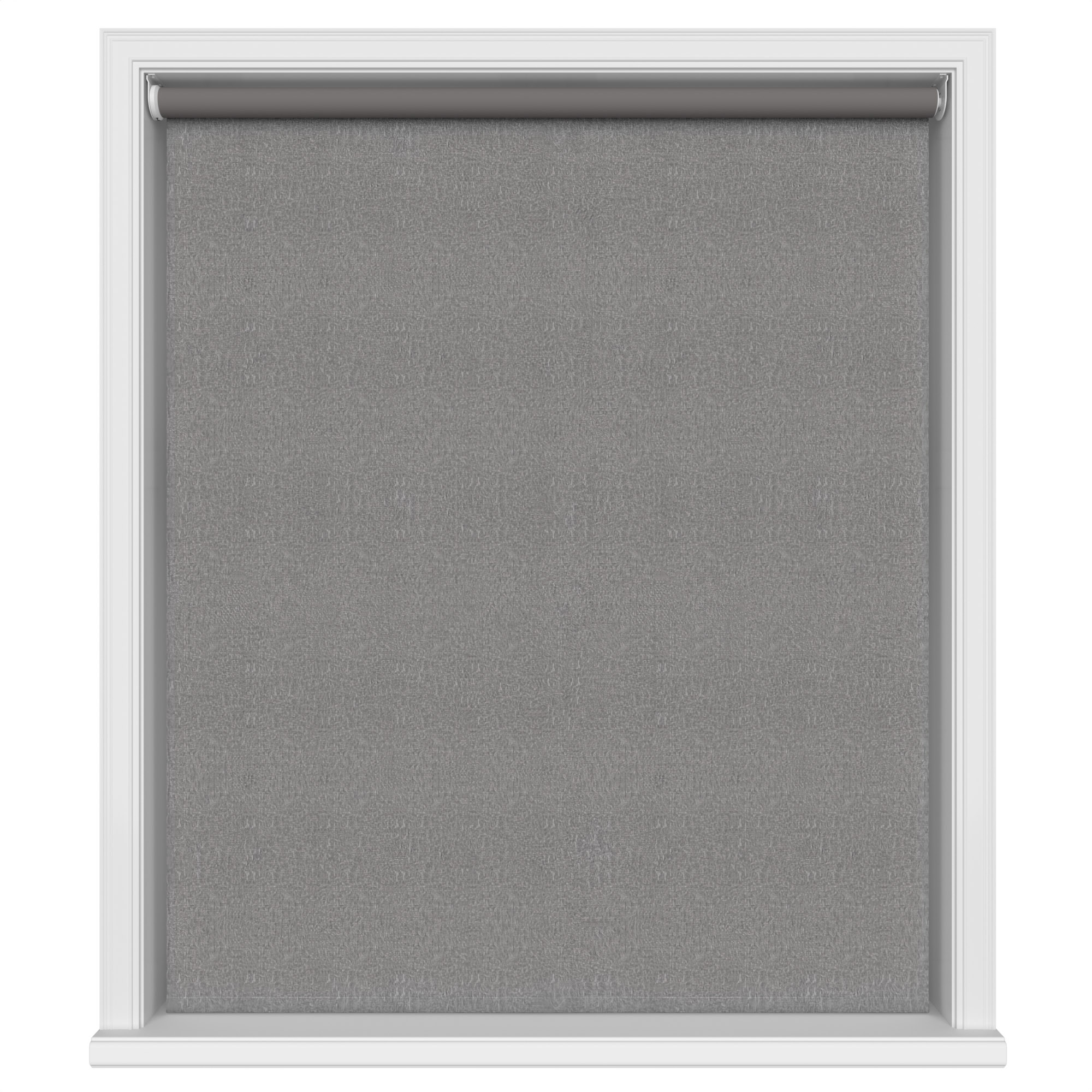 Winfield Blackout Shadow Grey Motorised Roller Blind - Image 2